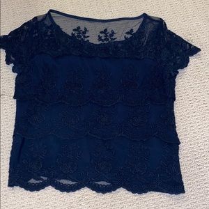 Abercrombie and Fitch lace tshirt